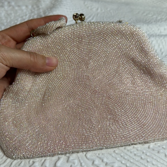 Gorgeous Vintage The Broadway Hand Beaded Evening Event Mini Hand Bag - Picture 4 of 6